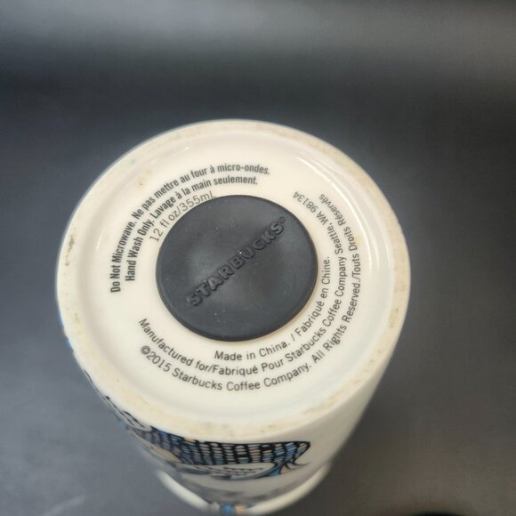 Starbucks Las Vegas Siren Ceramic Travel Tumbler (2015) - Picture 8 of 8
